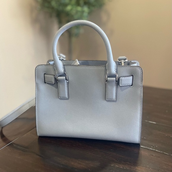 Michael Kors Blue Satchel with Structured Design - Picture 5 of 9